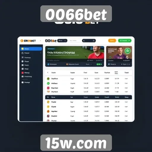 Avaliação da interface de usuário do 0066bet